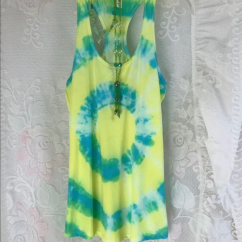 Tie-Dye New Racerback Tank Top.